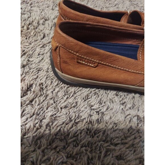 Cole Haan Claude Venetian Nubuck Men's Size 9 M Loafer, C30993 British Tan - Picture 3 of 8